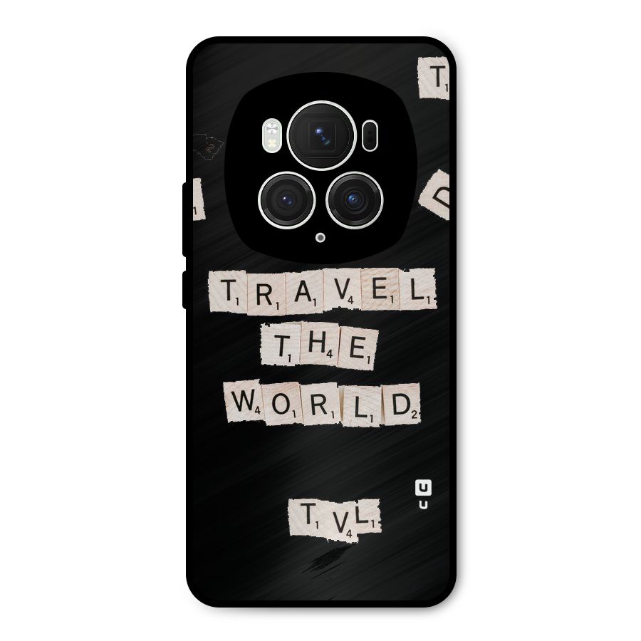 Blocks Travel Metal Back Case for Honor Magic6 Pro