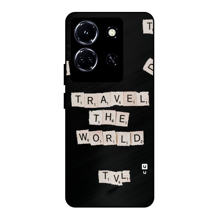 Blocks Travel Metal Back Case for Infinix Note 30 5G