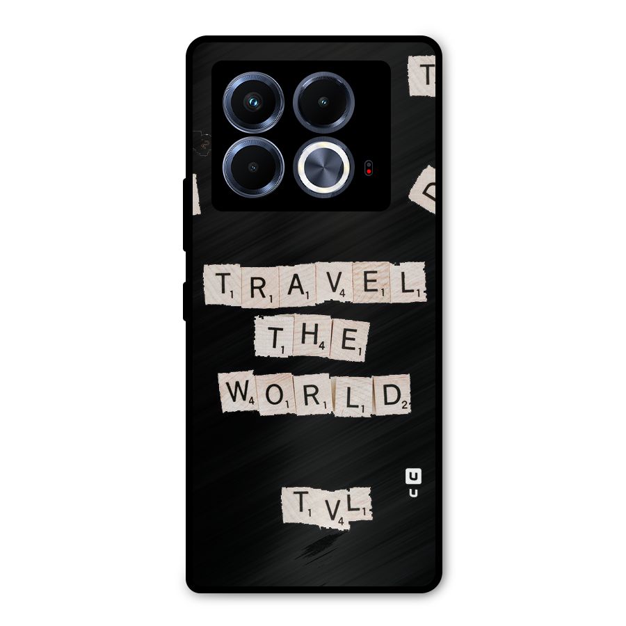 Blocks Travel Metal Back Case for Infinix Note 40 5G