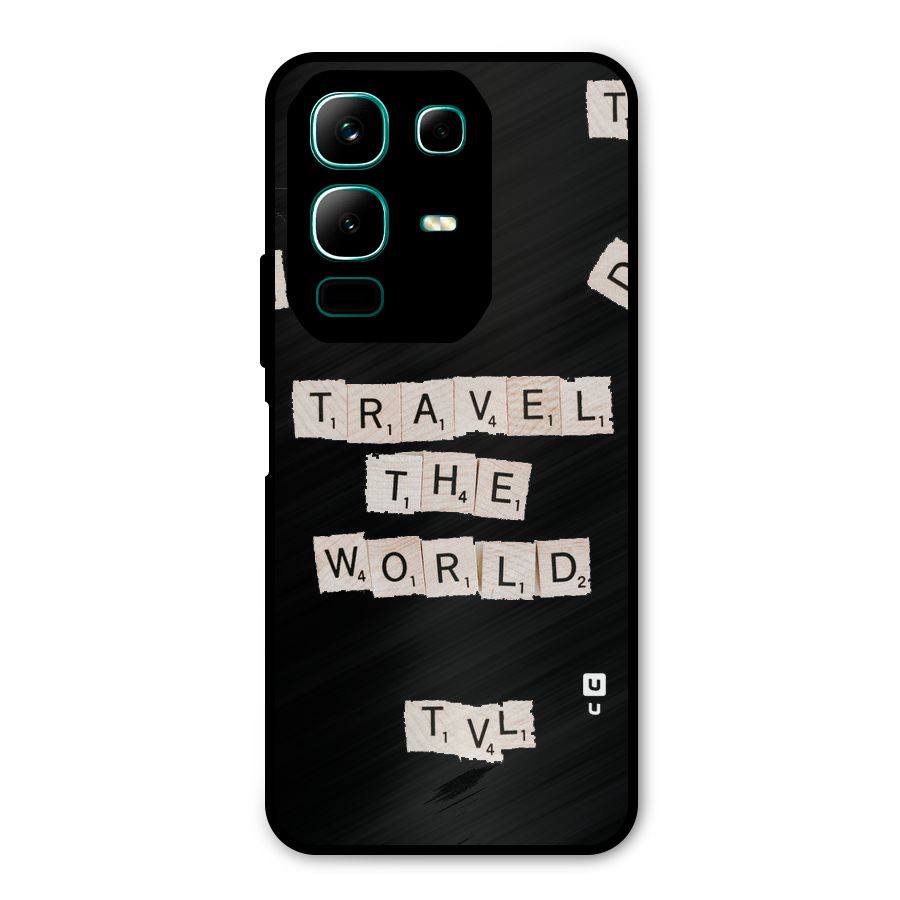 Blocks Travel Metal Back Case for Infinix Note 50x