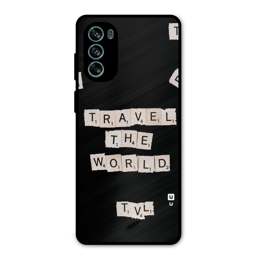 Blocks Travel Metal Back Case for Moto G62