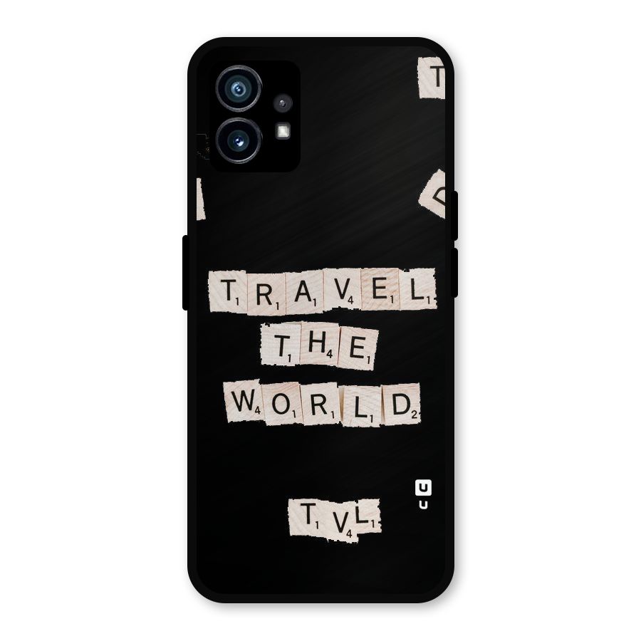 Blocks Travel Metal Back Case for Nothing Phone 1
