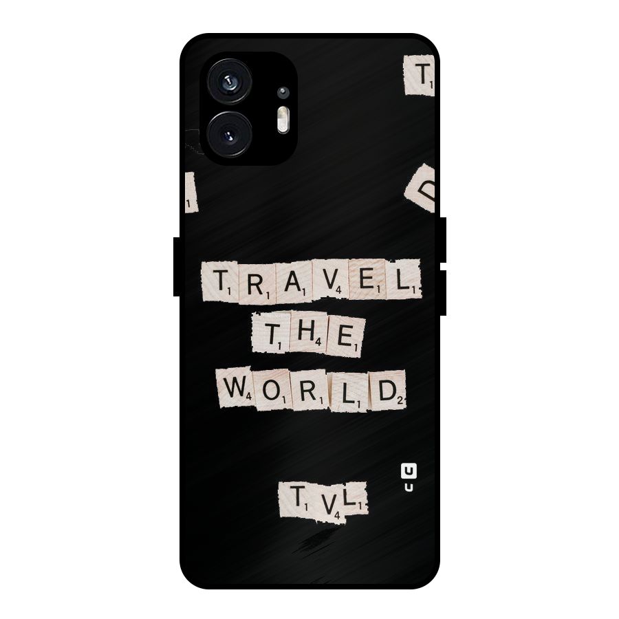 Blocks Travel Metal Back Case for Nothing Phone 2