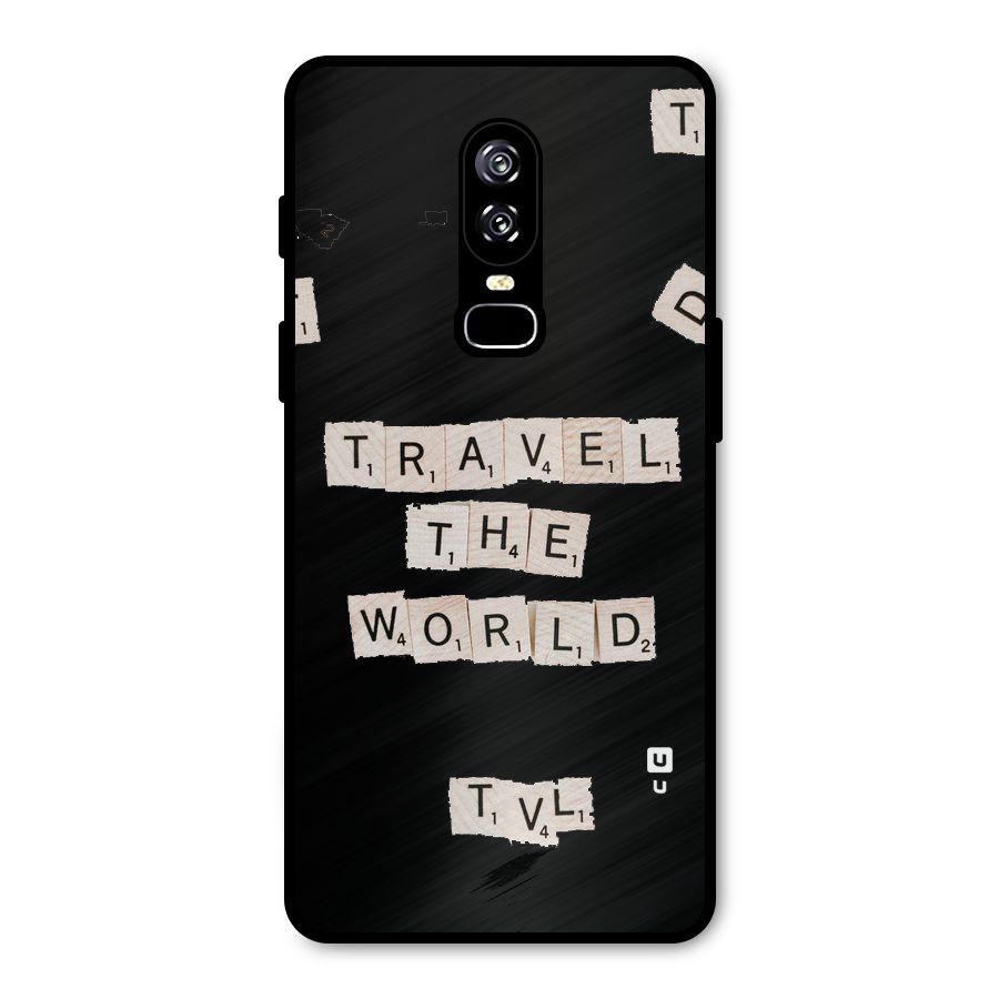 Blocks Travel Metal Back Case for OnePlus 6