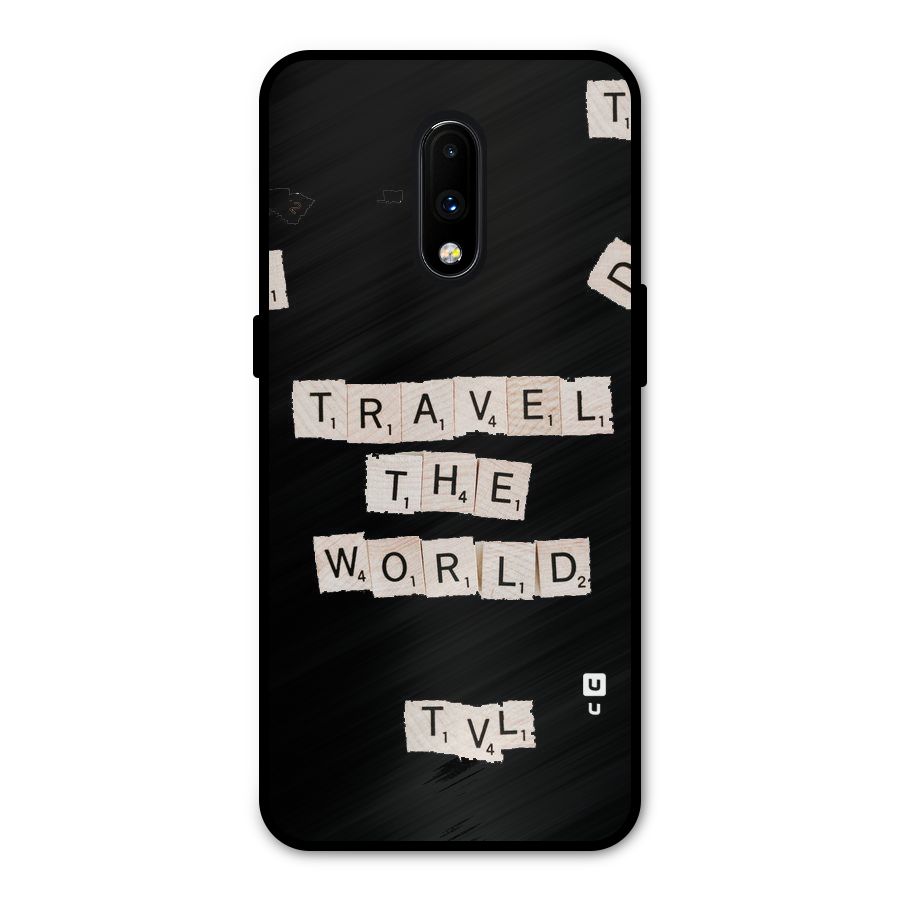Blocks Travel Metal Back Case for OnePlus 7