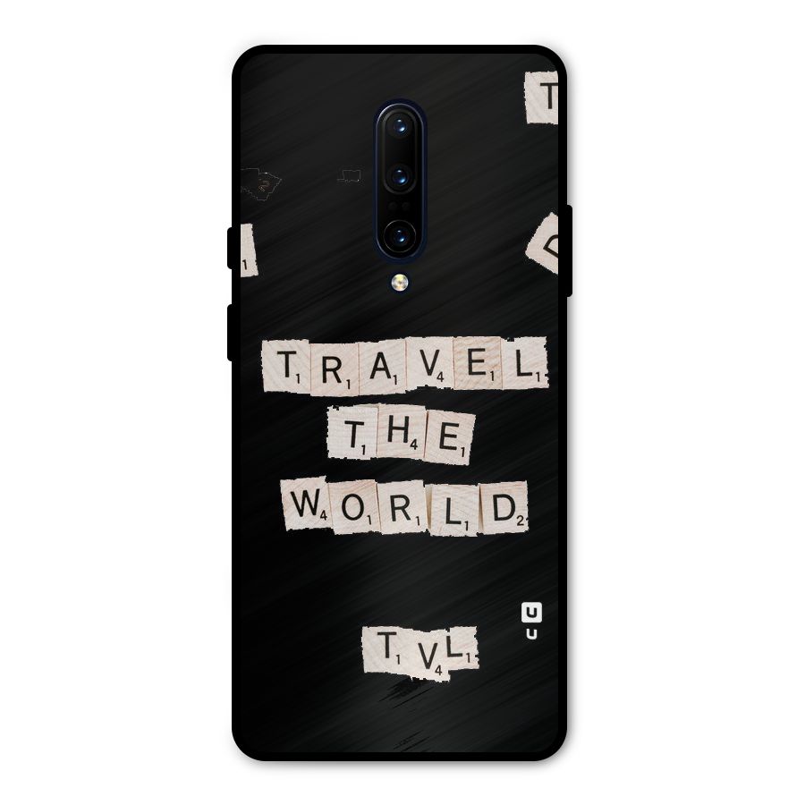 Blocks Travel Metal Back Case for OnePlus 7 Pro