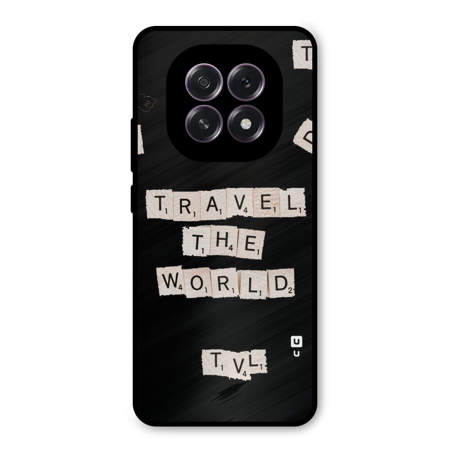 Blocks Travel Metal Back Case for Oppo F29