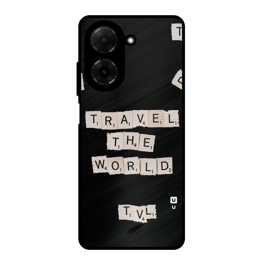 Blocks Travel Metal Back Case for Poco C71