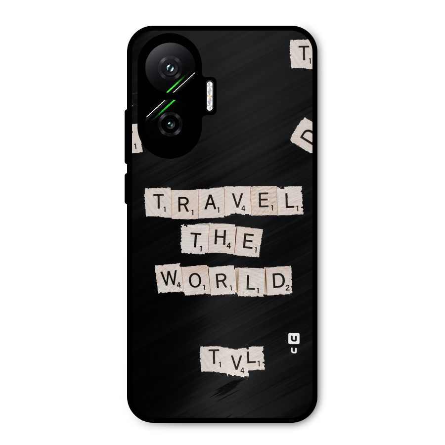 Blocks Travel Metal Back Case for Poco F7