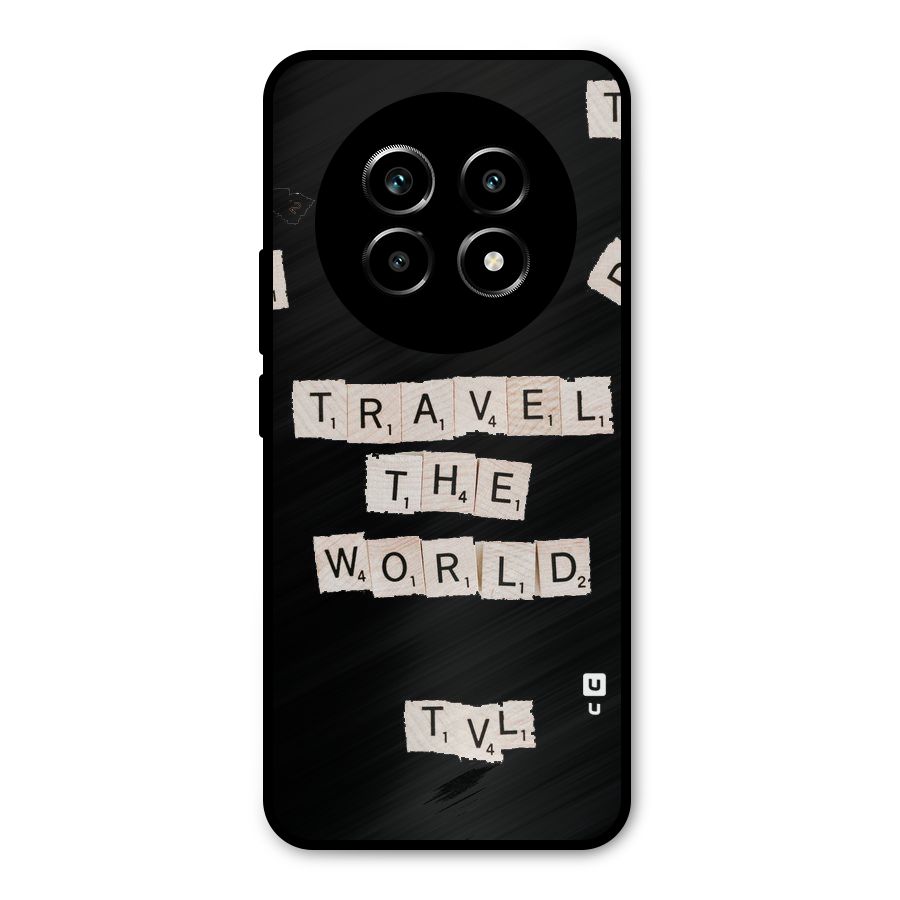 Blocks Travel Metal Back Case for Realme 13 Pro