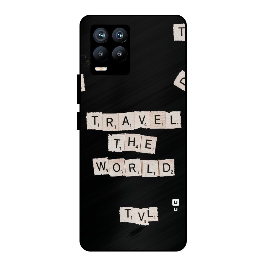 Blocks Travel Metal Back Case for Realme 8