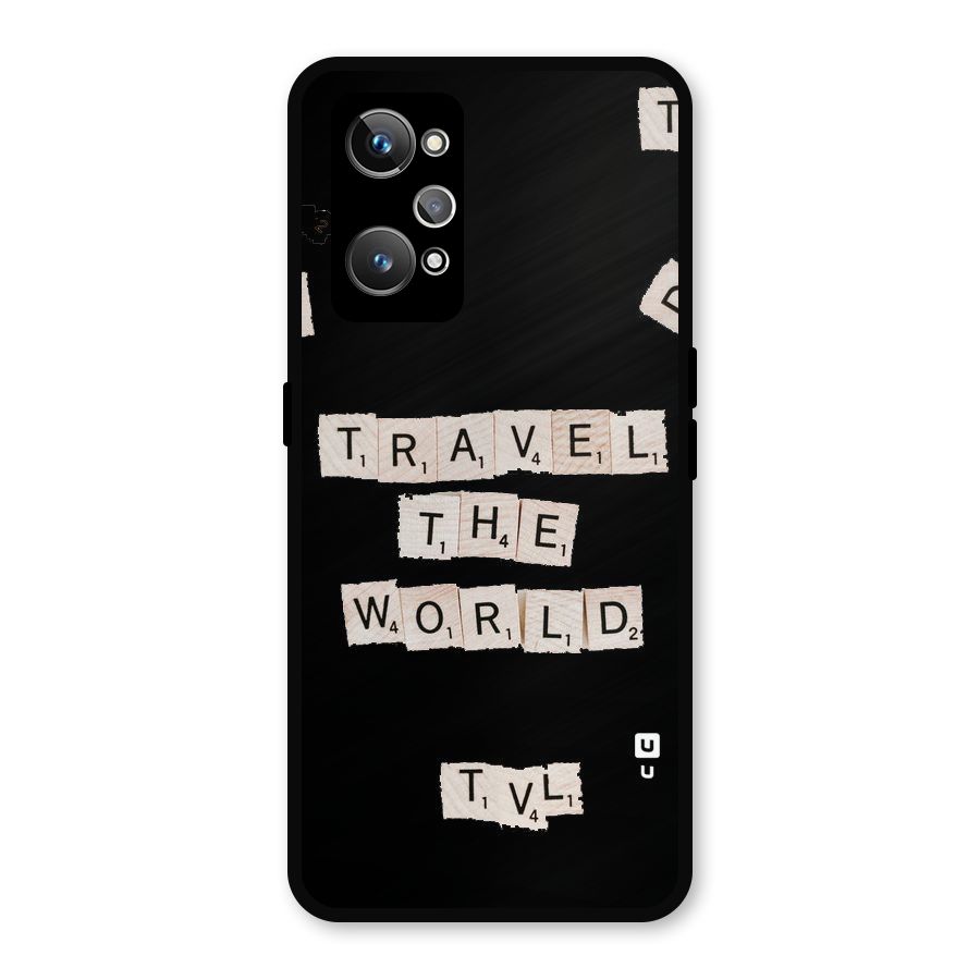 Blocks Travel Metal Back Case for Realme GT Neo2