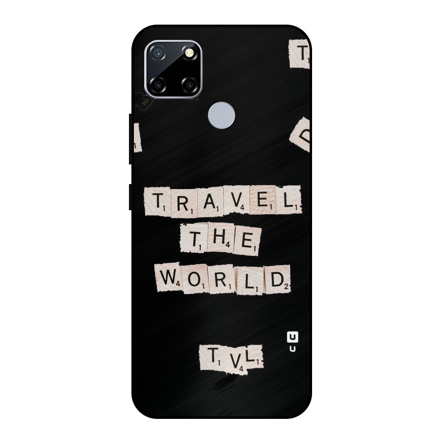 Blocks Travel Metal Back Case for Realme Narzo 20