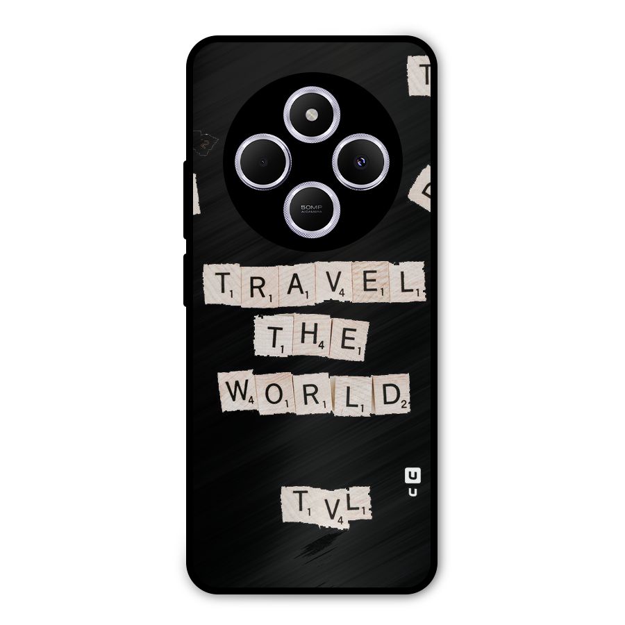 Blocks Travel Metal Back Case for Redmi 14C