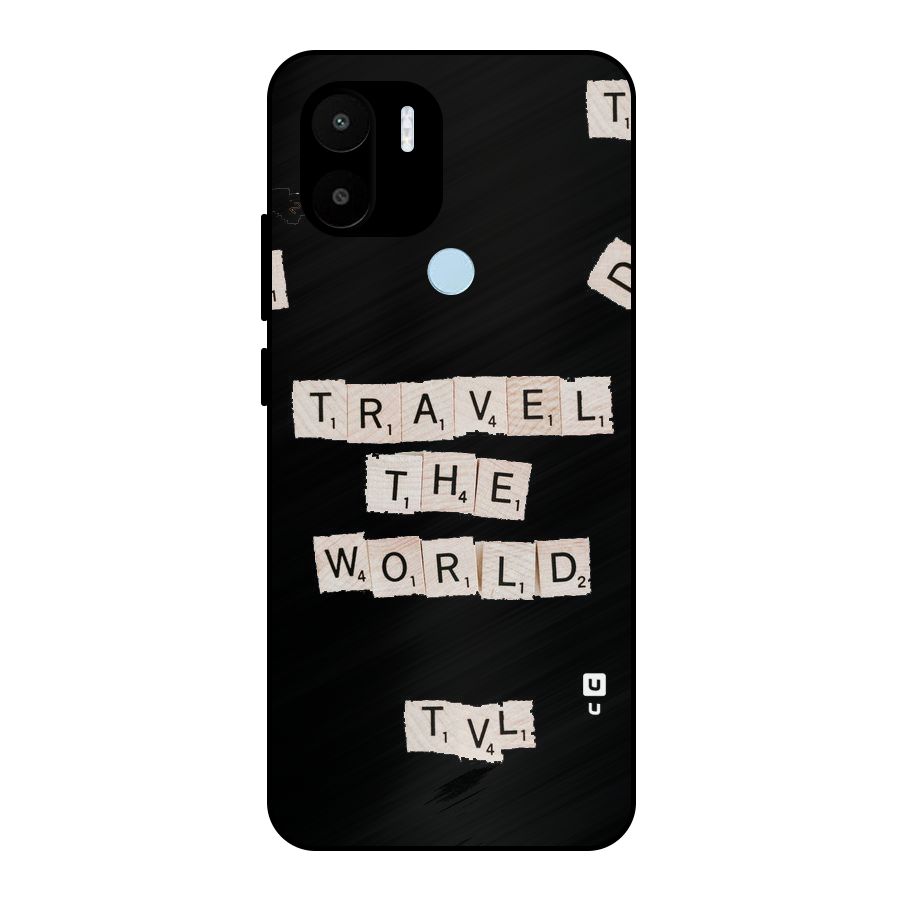 Blocks Travel Metal Back Case for Redmi A1+