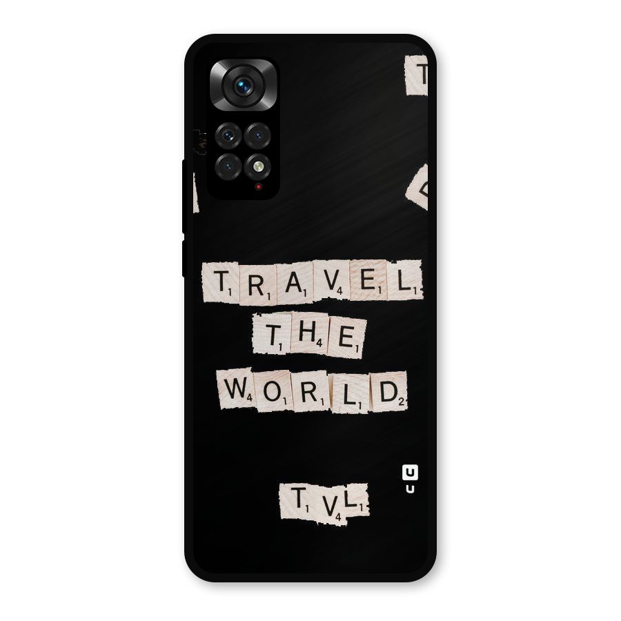 Blocks Travel Metal Back Case for Redmi Note 11