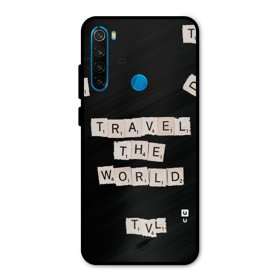 Blocks Travel Metal Back Case for Redmi Note 8