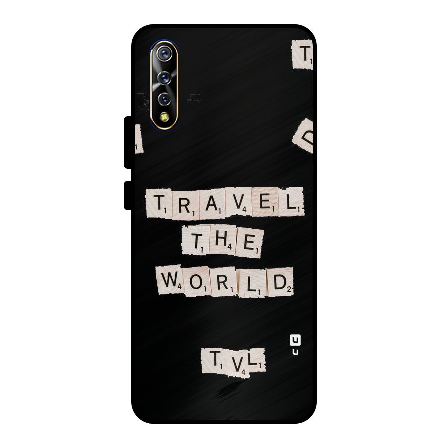 Blocks Travel Metal Back Case for Vivo S1