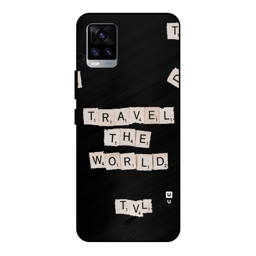 Blocks Travel Metal Back Case for Vivo V20