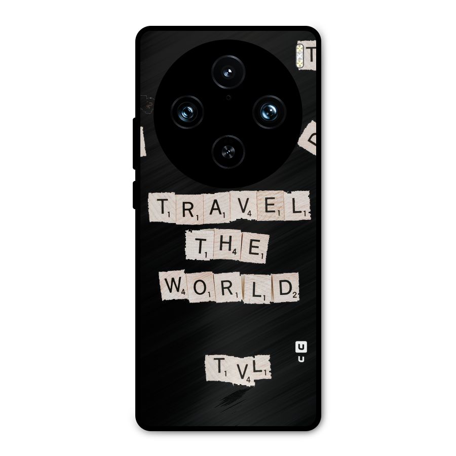 Blocks Travel Metal Back Case for Vivo X100 Pro