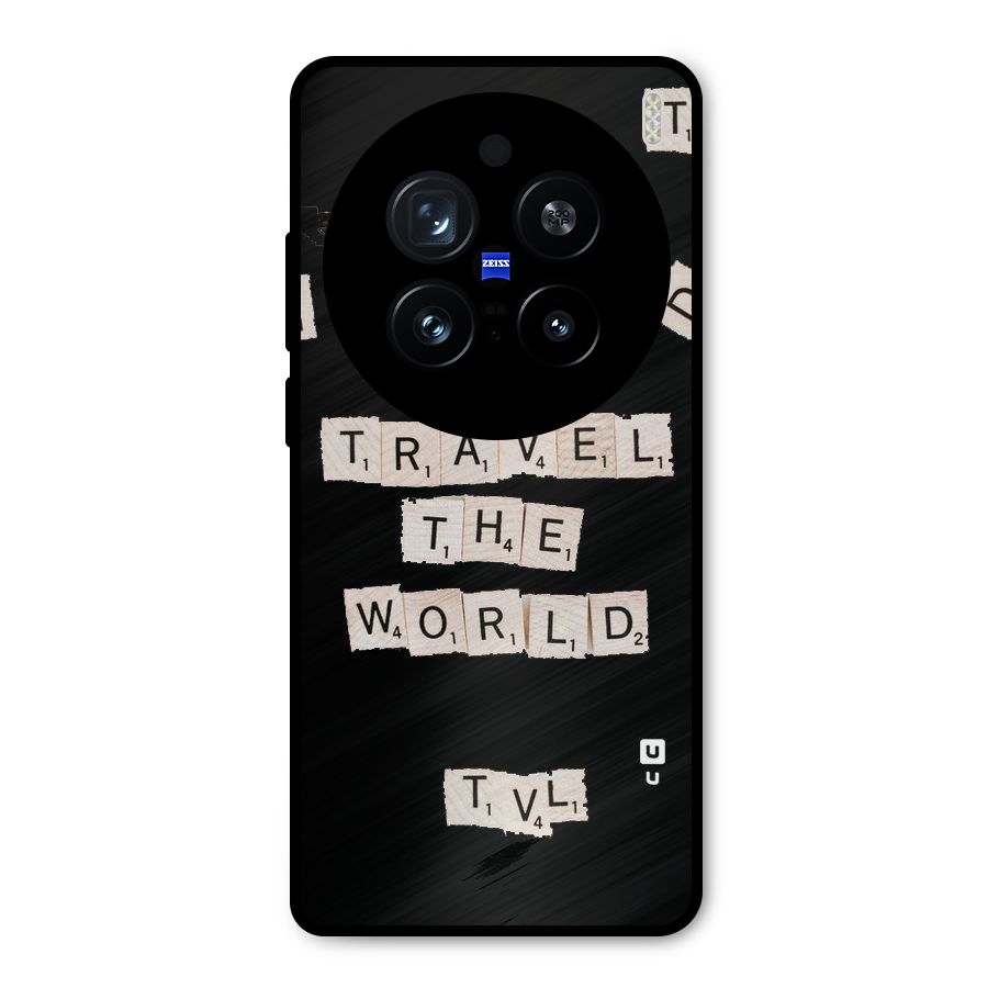 Blocks Travel Metal Back Case for Vivo X200 Pro