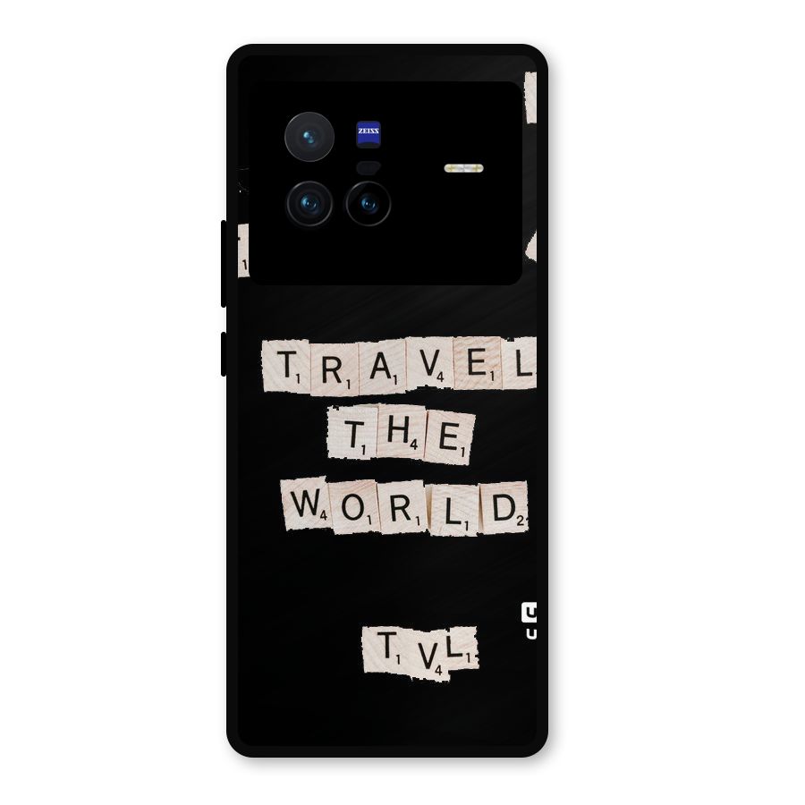 Blocks Travel Metal Back Case for Vivo X80