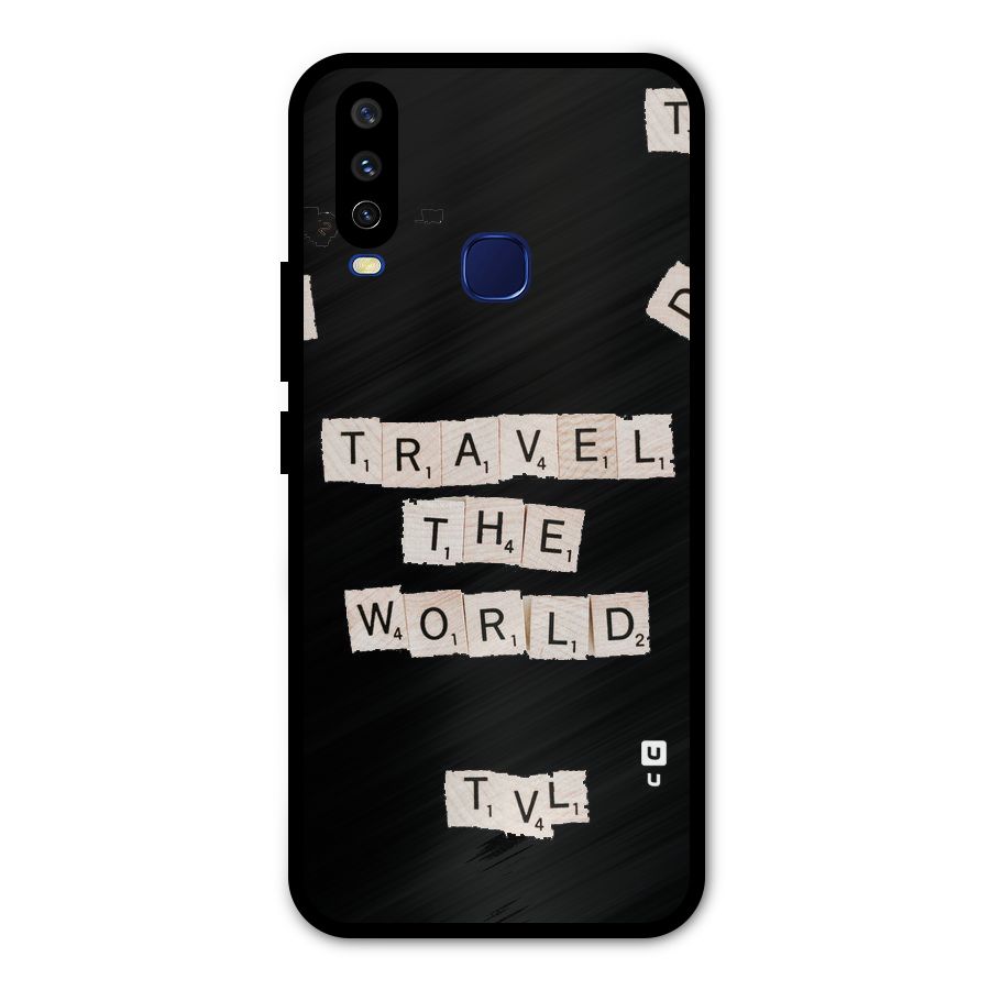 Blocks Travel Metal Back Case for Vivo Y15