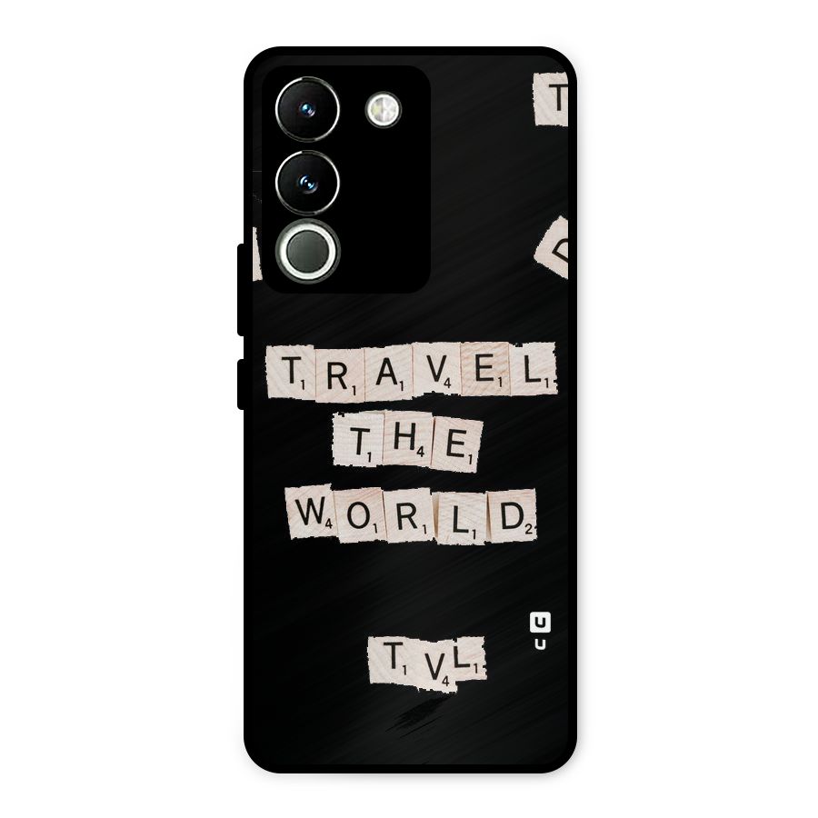 Blocks Travel Metal Back Case for Vivo Y200