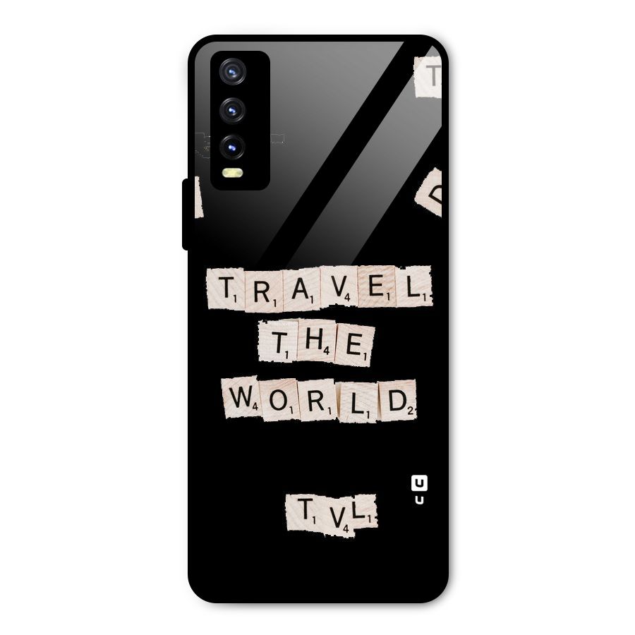 Blocks Travel Metal Back Case for Vivo Y20i