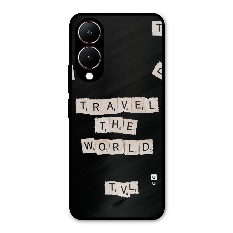 Blocks Travel Metal Back Case for Vivo Y28