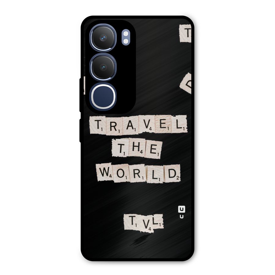 Blocks Travel Metal Back Case for Vivo Y29