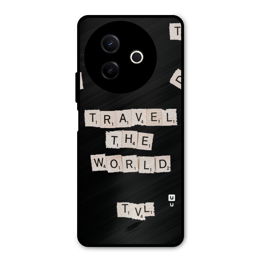 Blocks Travel Metal Back Case for Vivo Y39