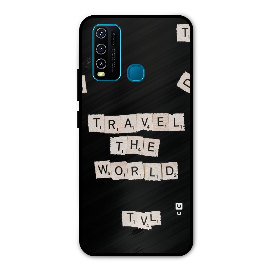 Blocks Travel Metal Back Case for Vivo Y50