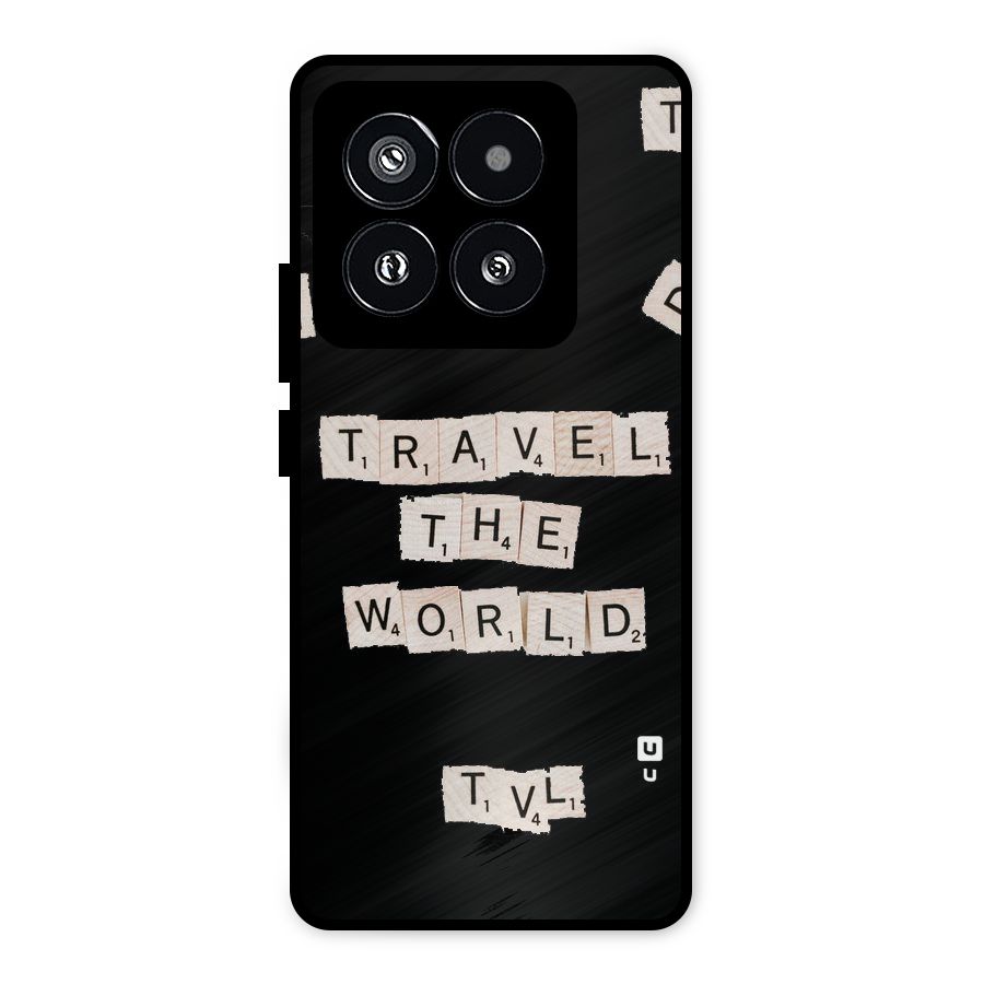 Blocks Travel Metal Back Case for Xiaomi 14 Pro