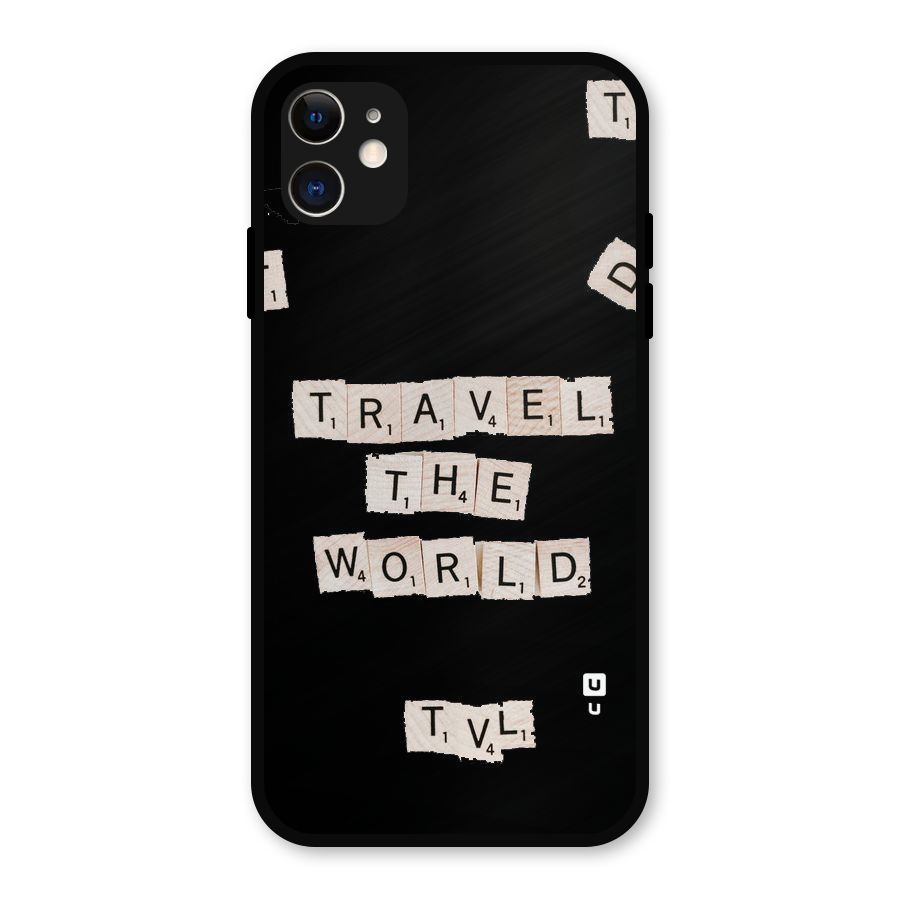 Blocks Travel Metal Back Case for iPhone 11
