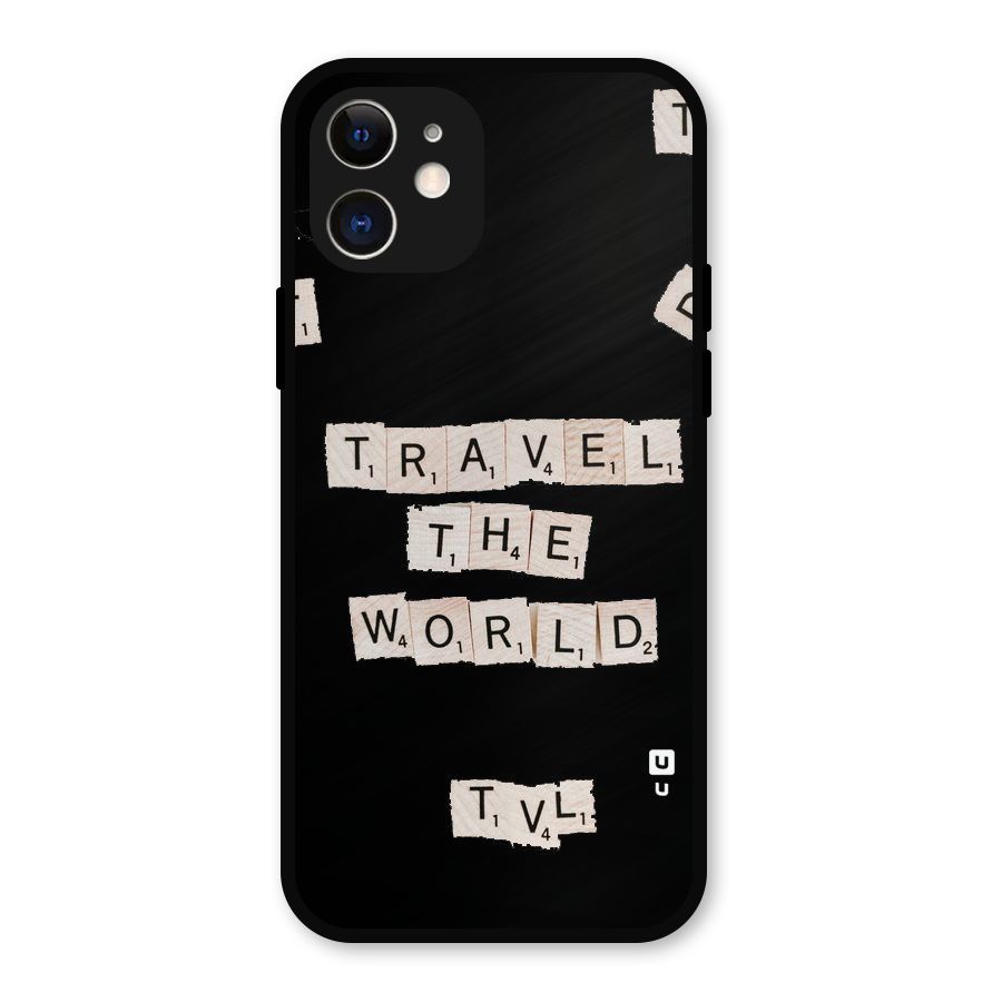 Blocks Travel Metal Back Case for iPhone 12