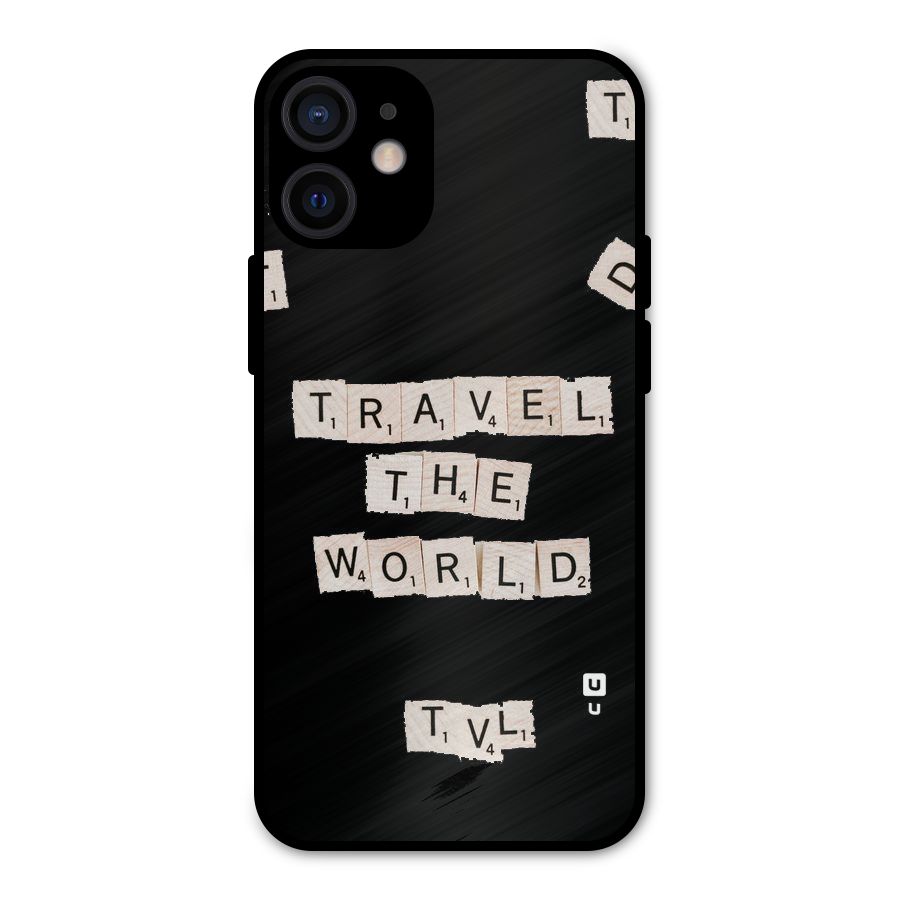 Blocks Travel Metal Back Case for iPhone 12 Mini