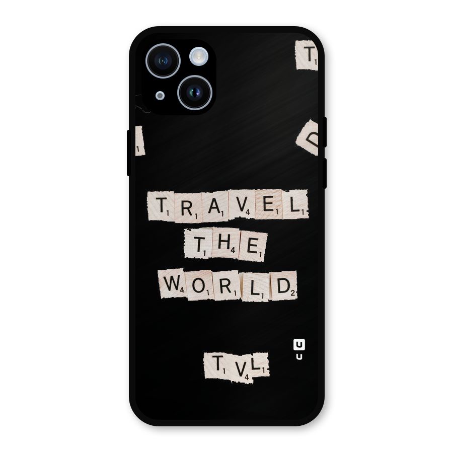 Blocks Travel Metal Back Case for iPhone 14