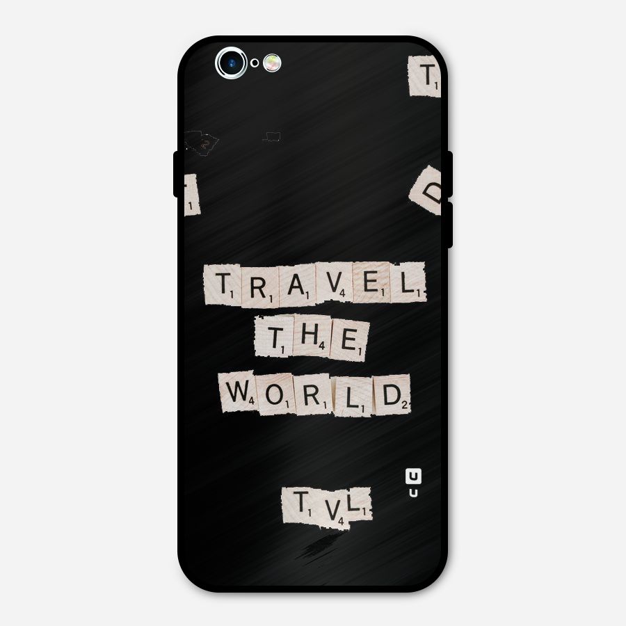 Blocks Travel Metal Back Case for iPhone 6 6s