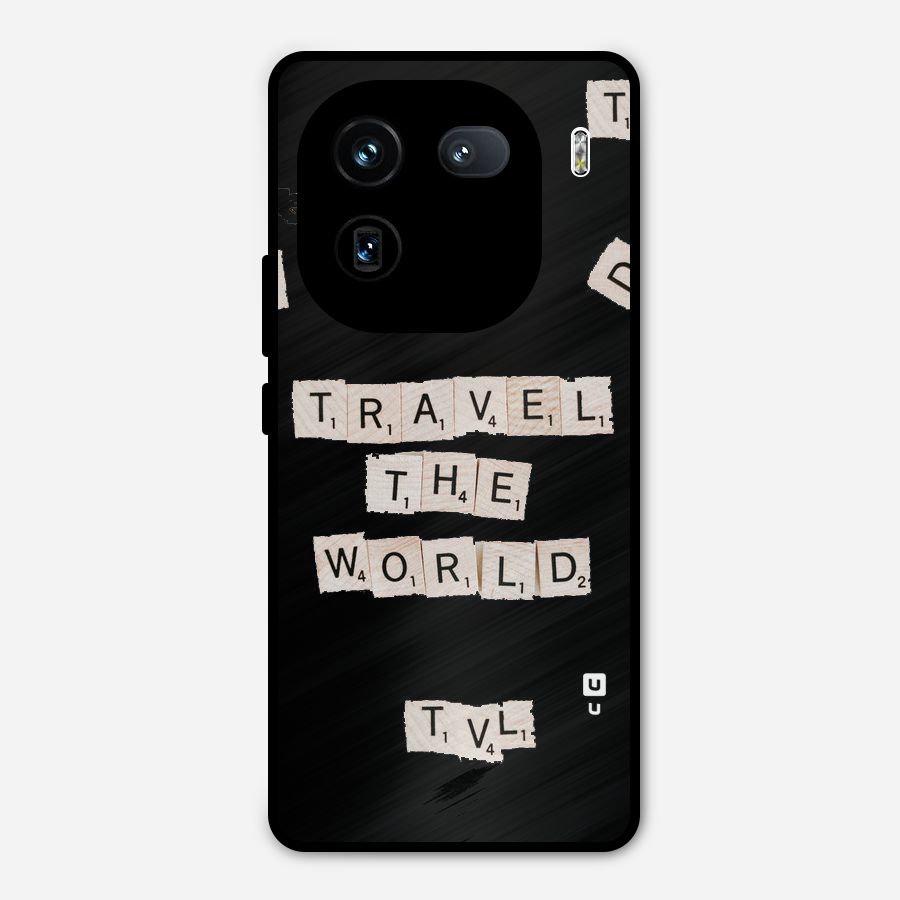 Blocks Travel Metal Back Case for iQOO 12