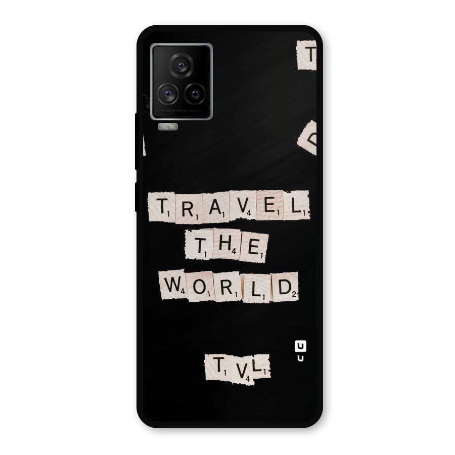 Blocks Travel Metal Back Case for iQOO 7 Legend 5G