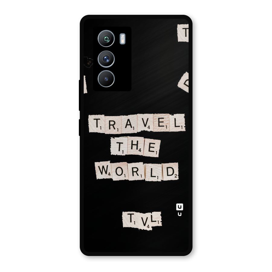 Blocks Travel Metal Back Case for iQOO 9 SE