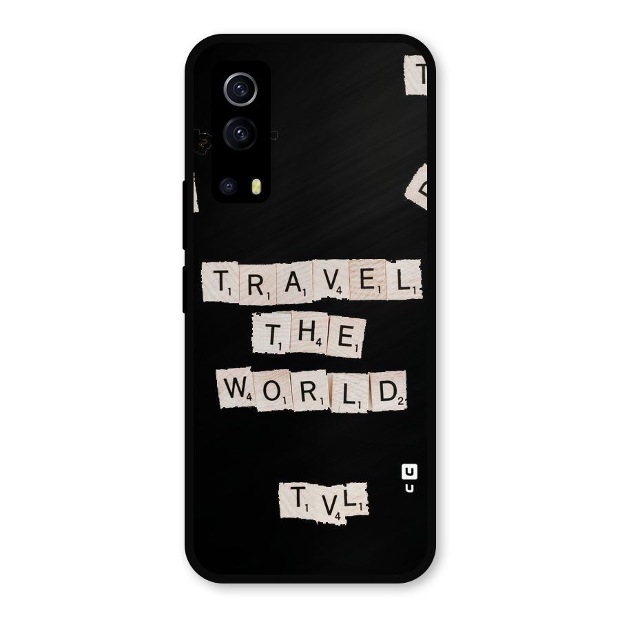 Blocks Travel Metal Back Case for iQOO Z3
