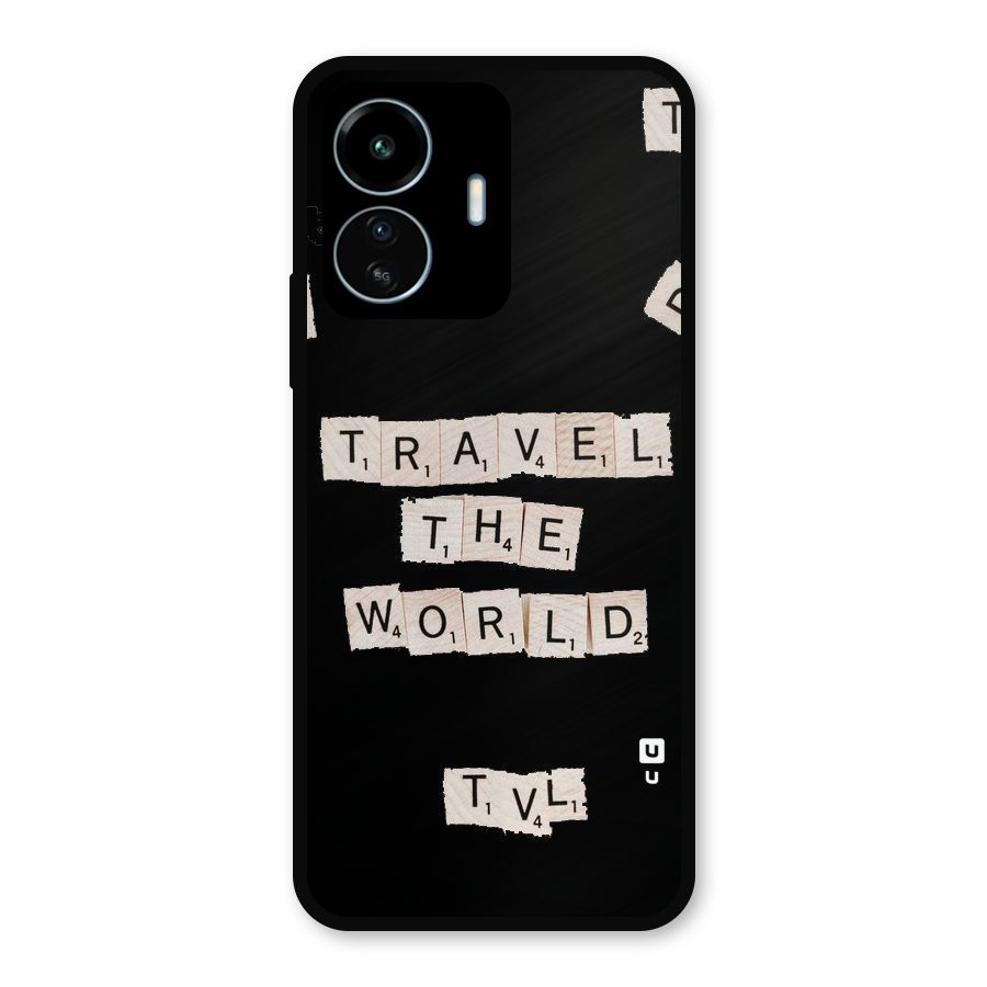 Blocks Travel Metal Back Case for vivo iQOO Z6 Lite 5G