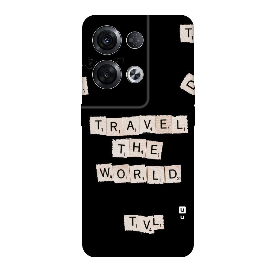 Blocks Travel Original Polycarbonate Back Case for Oppo Reno8 Pro 5G