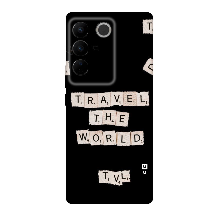 Blocks Travel Original Polycarbonate Back Case for Vivo V27