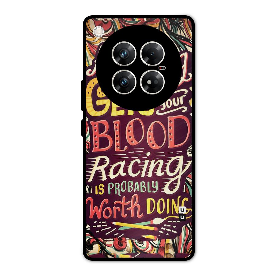 Blood Racing Metal Back Case for Infinix Zero 40 5G