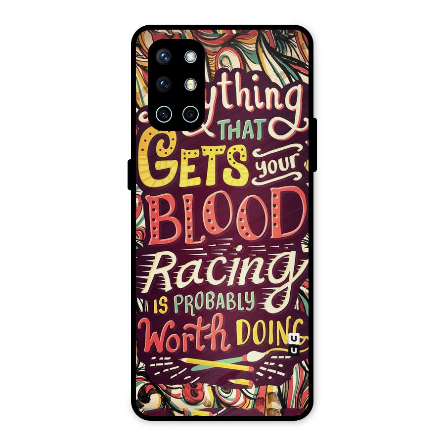 Blood Racing Metal Back Case for OnePlus 9R