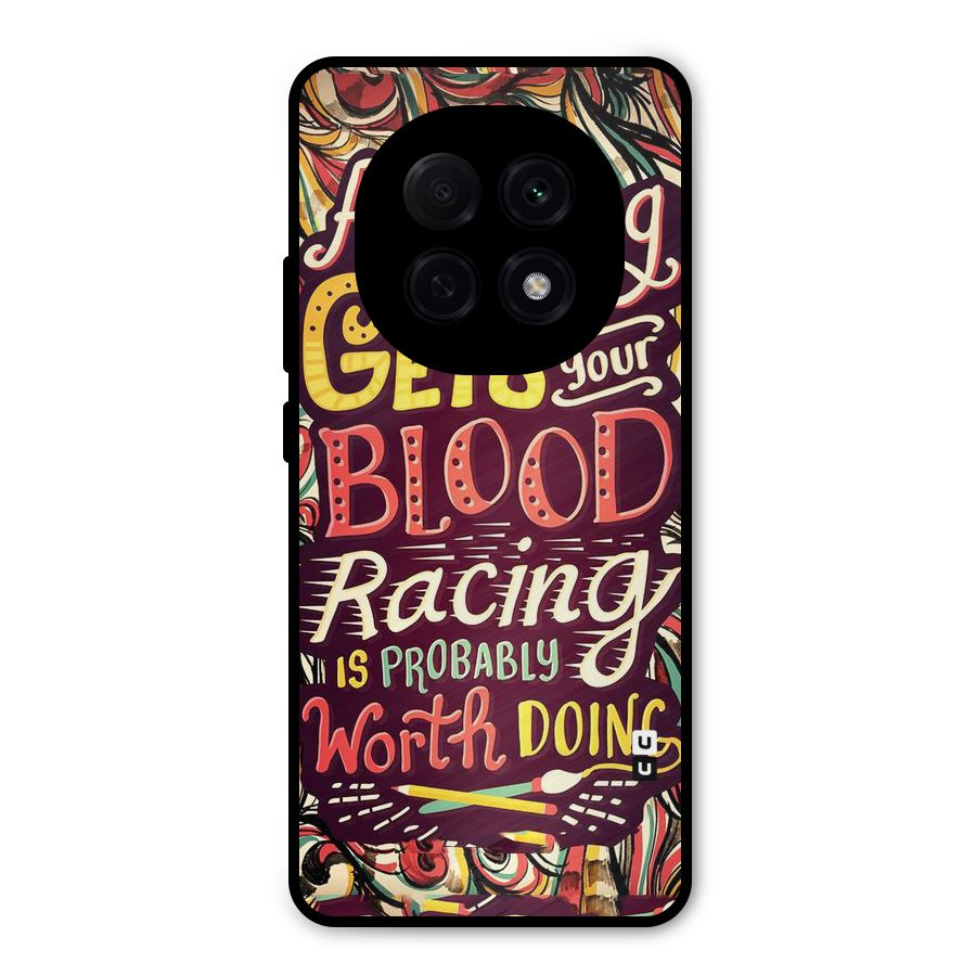 Blood Racing Metal Back Case for Oppo F29 Pro