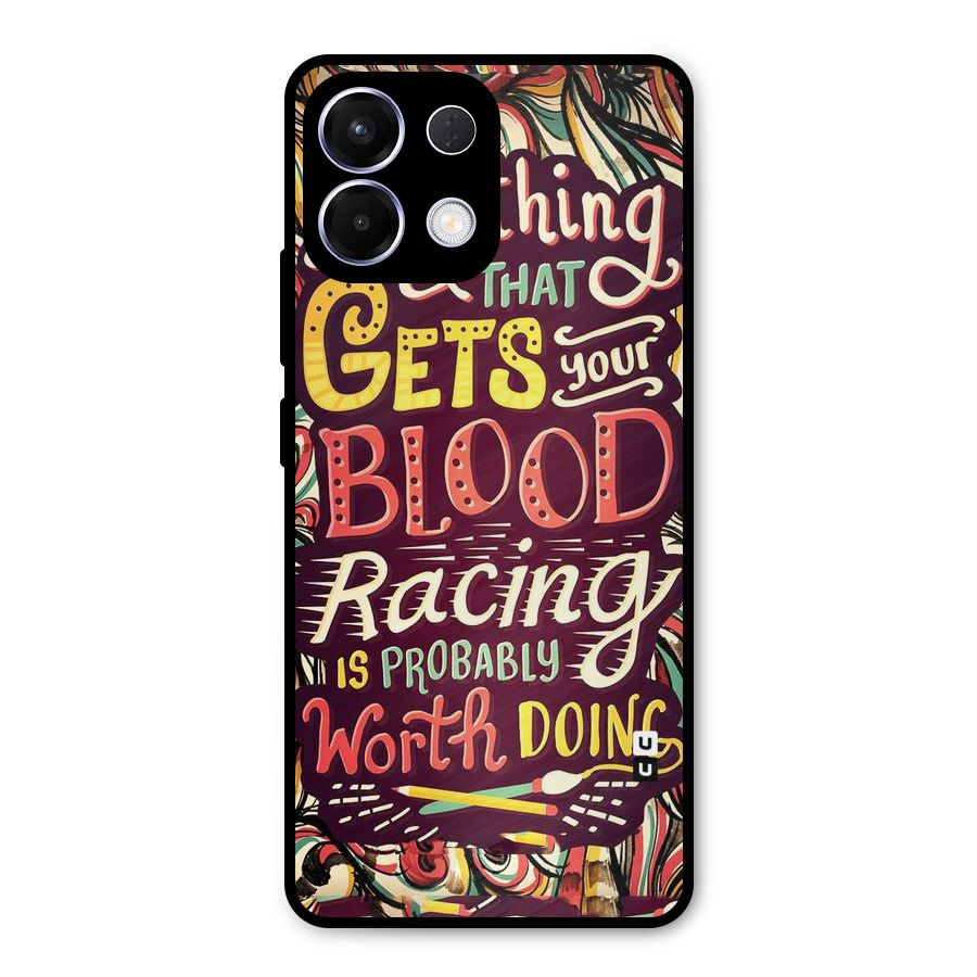 Blood Racing Metal Back Case for Oppo K13